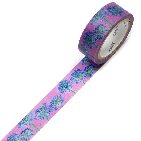 Agapanthus Flower Washi Tape