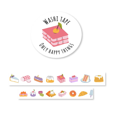 Pastries Desserts Washi Tape