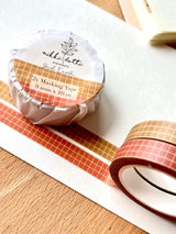 Grid Earth Washi Tapes Slim (2 rolls)