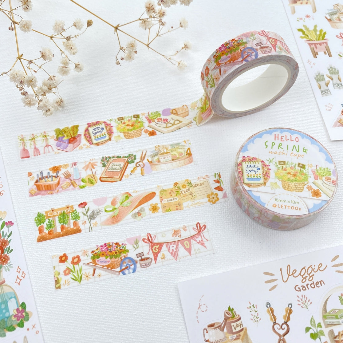 Hello Spring Washi Tape