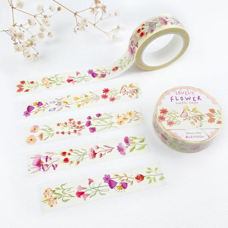 Lovely Flower Washi Tape