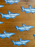 Hammerhead Shark Water Resistant Sticker