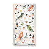 Watercolor Birds Sticker Sheet