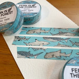 Watercolor Shark Washi Tape