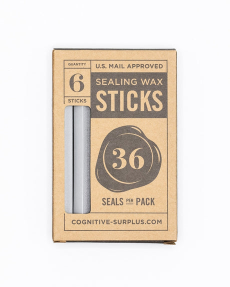 Sealing Wax Sticks - Silver Shimmer