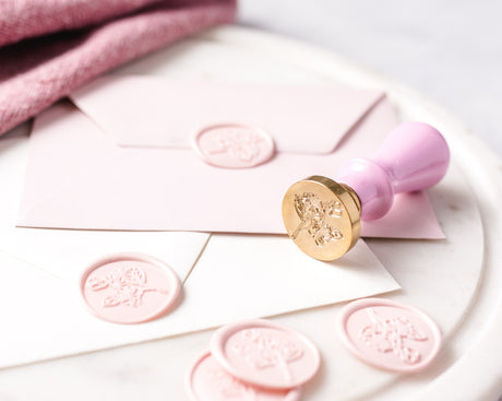 Cherry Blossom Wax Seal Stamp and Wax Stick Set