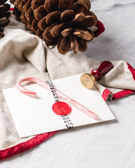 Wax Seal Stamp and Wax Stick Set - Poppy