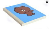 ProFolio Oasis Notebook Line Friends A6 - BROWN