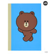 ProFolio Oasis Notebook Line Friends A6 - BROWN