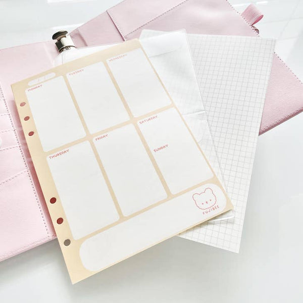 A5 Refill - Weekly Undated Planner Inserts