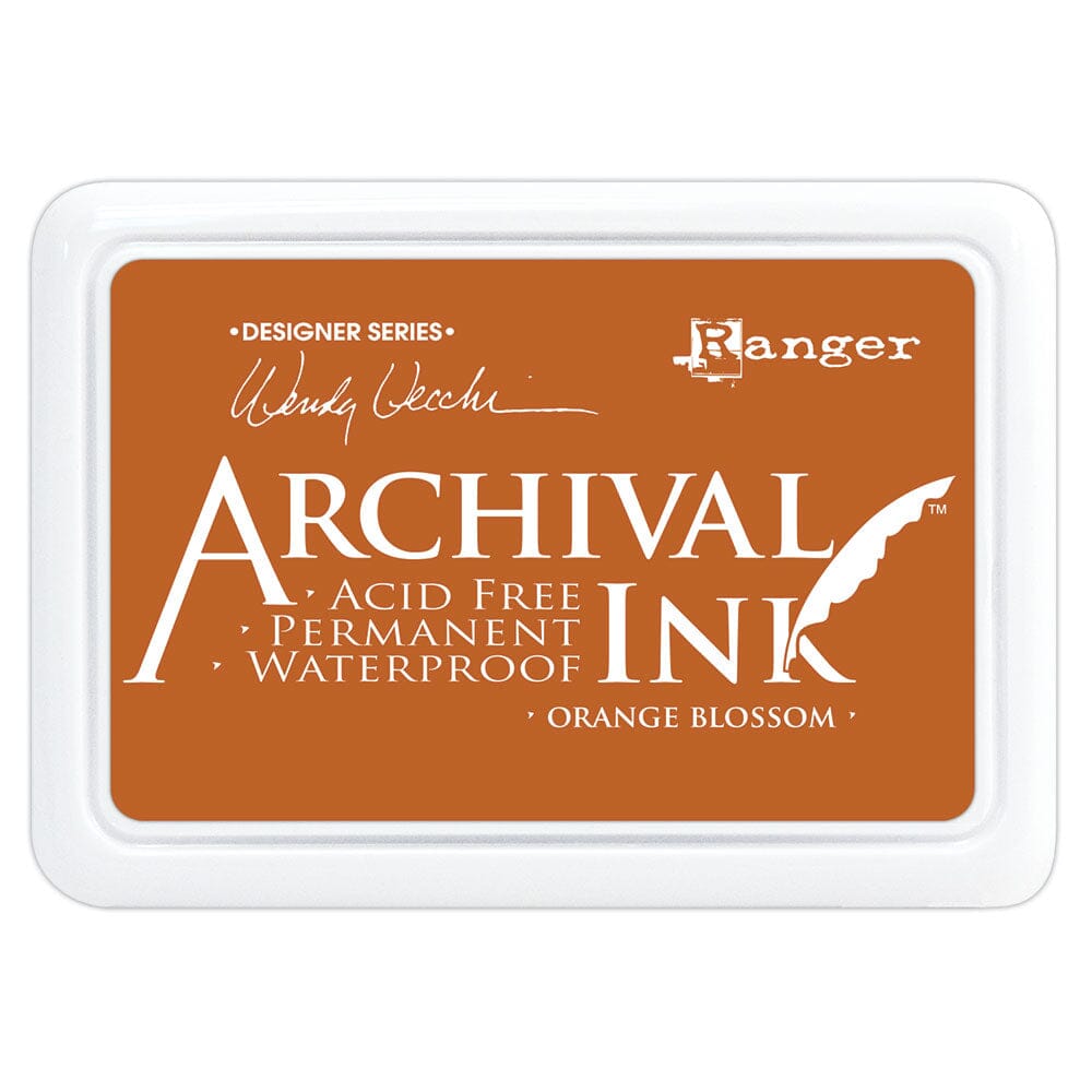 Almohadilla de tinta Archival Ink™ de Wendy Vecchi - Flor de naranja