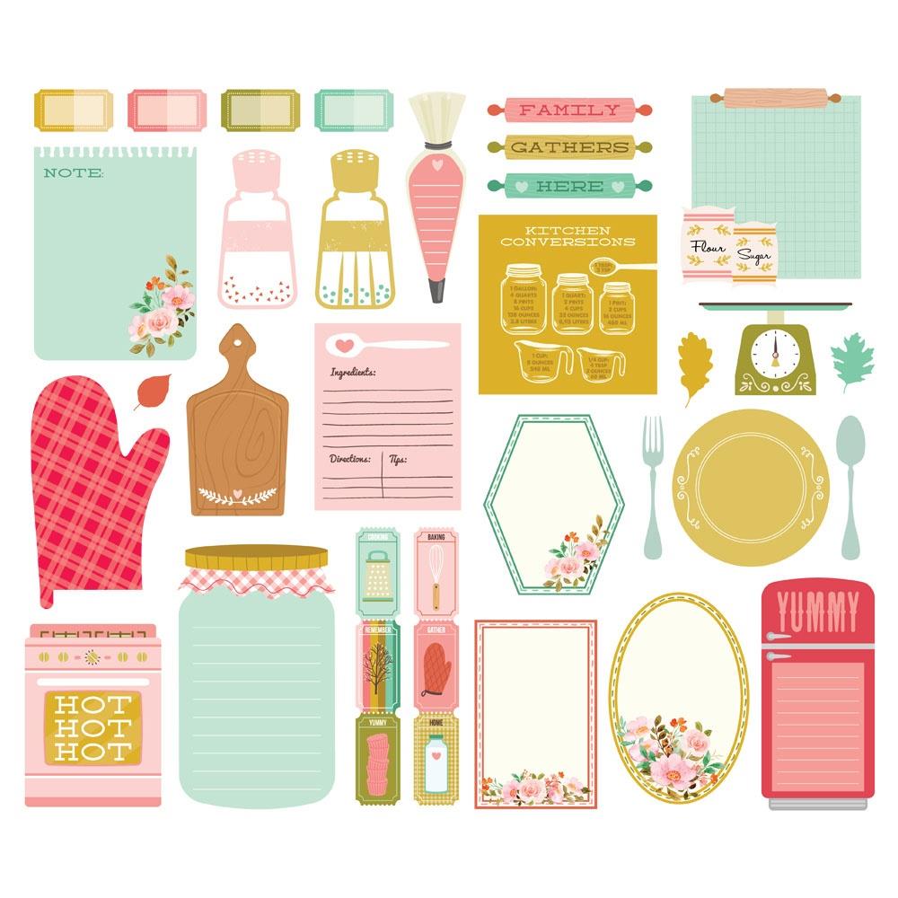 What's Cookin'? Bits & Pieces Die-Cuts 29/Pkg Journal