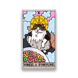 Wheel of Fortune Tarot Cat Meme Stickers (Major Arcana)