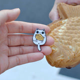 Pin de esmalte de gato Taiyaki 