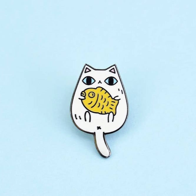 Noristudio Taiyaki Cat Enamel Pin