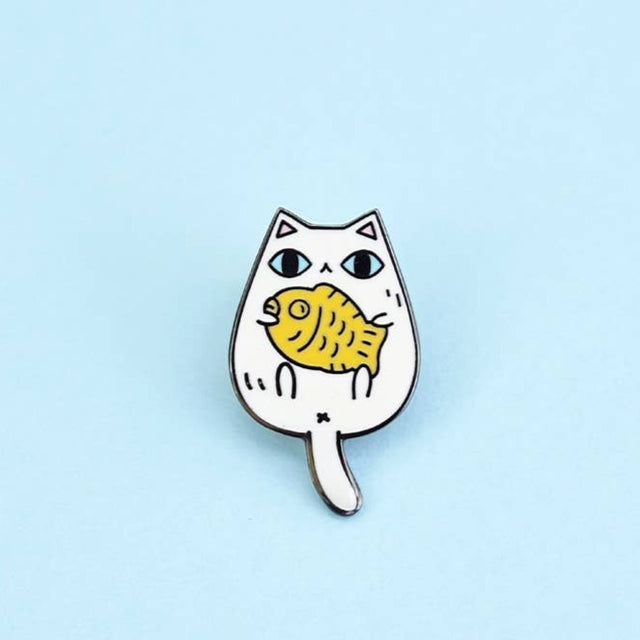 Noristudio Taiyaki Cat Enamel Pin