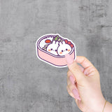 Bunny Bento Box Vinyl Sticker