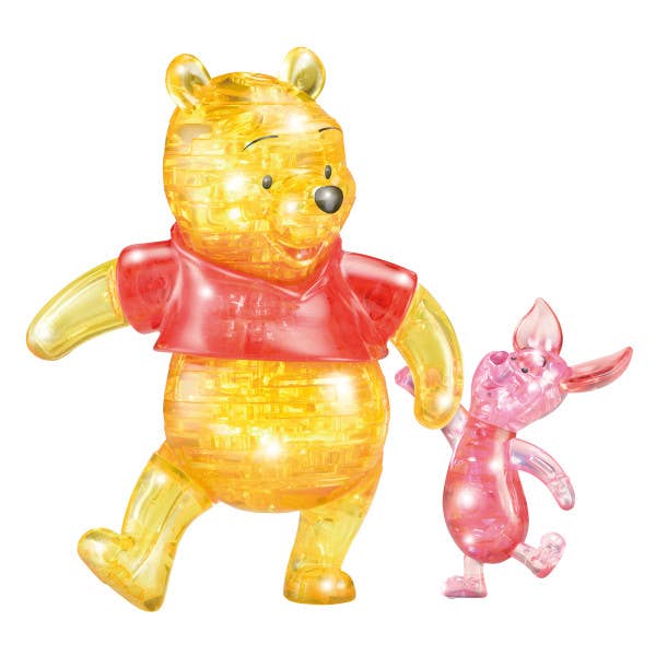 Rompecabezas de cristal de Winnie the Pooh y Piglet