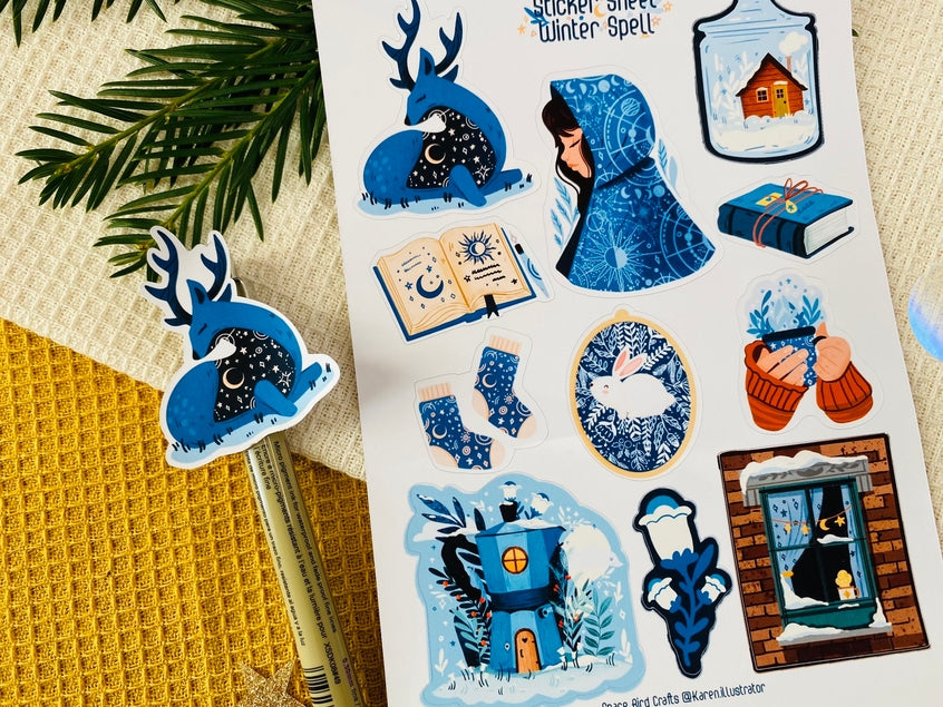 Winter Spell Sticker Sheet