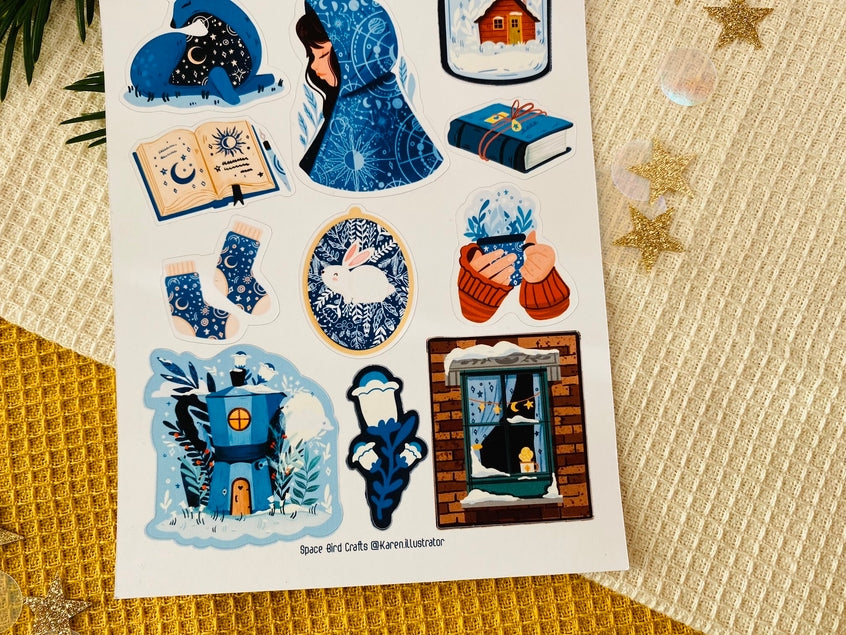 Winter Spell Sticker Sheet