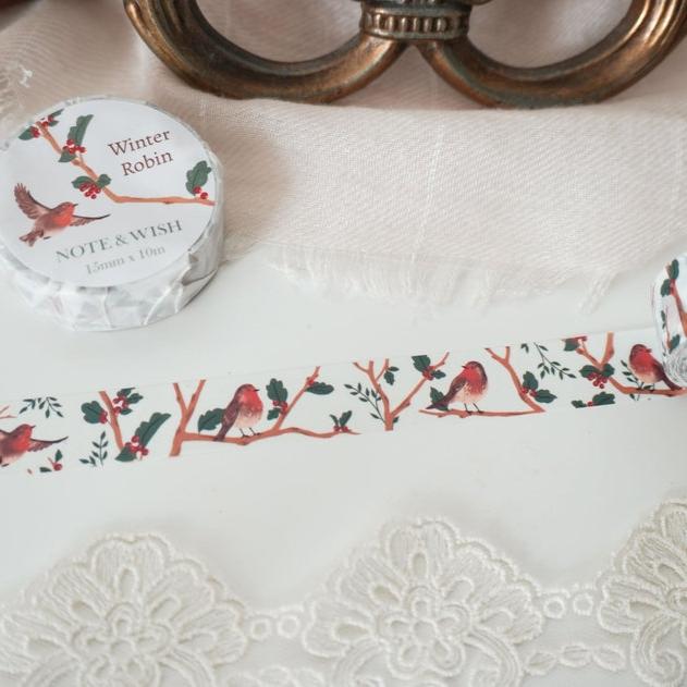 Winter Robin Washi Tape