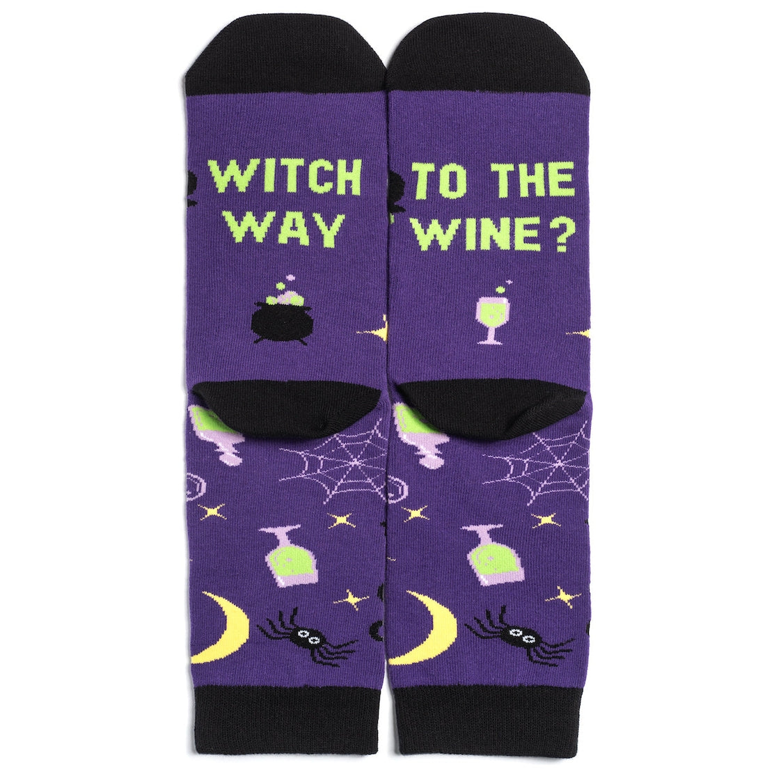 Witch Way To the Wine Socks