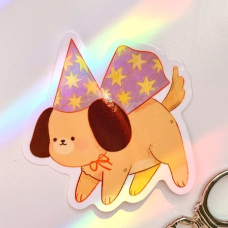 Wizard Pup Vinyl Sticker