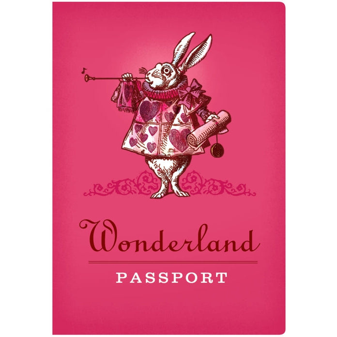 Alice in Wonderland Passport Notebook