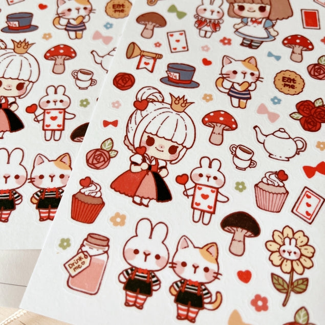 Wonderland Sticker Sheet