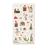 Woodsy Winter Mice Sticker