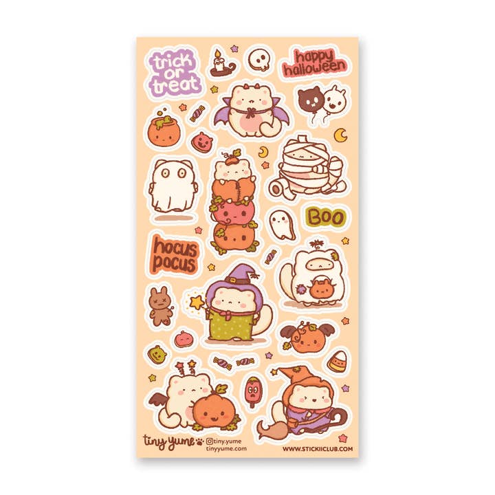 Yume’s Spooky Adventure Sticker Sheet