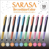 Sarasa Decoshine 10-Color Set