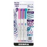 Zebra Mildliner Mix - 3 Cool Color Set