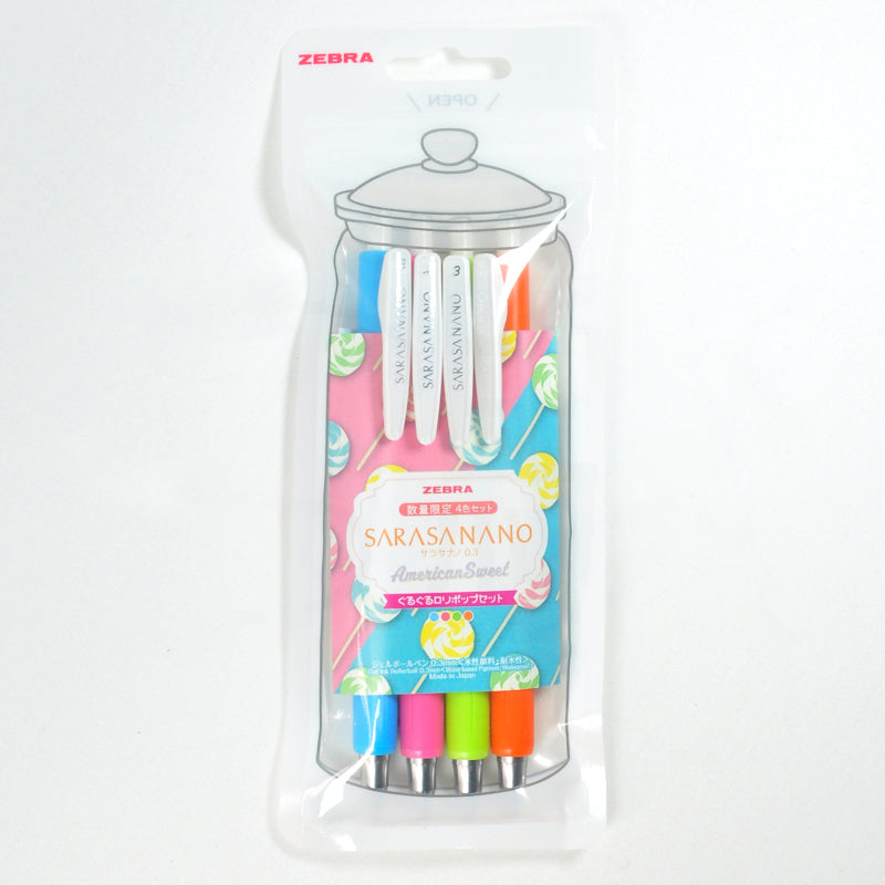 Zebra Sarasa Nano American Sweet Lollipop (Limited Edition)