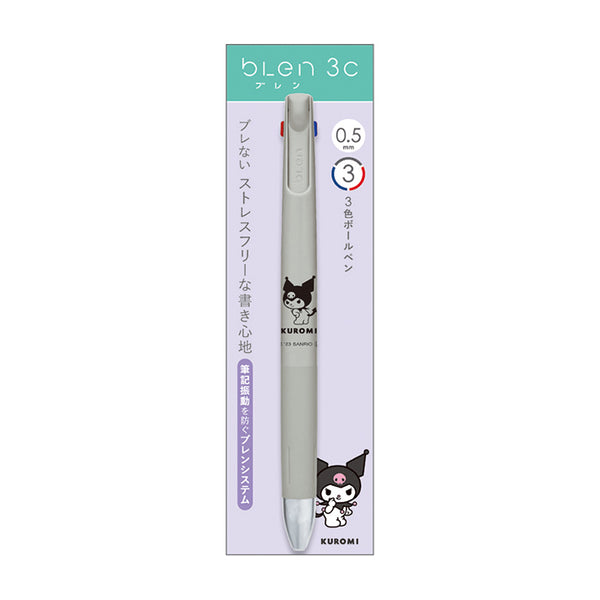 Limited Edition Zebra bLen x Sanrio Kuromi Ballpoint Pen 3C (3 Colors)