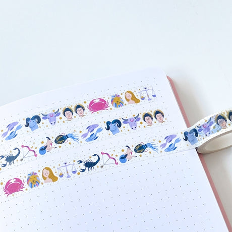 Zodiac Signs Washi Tape