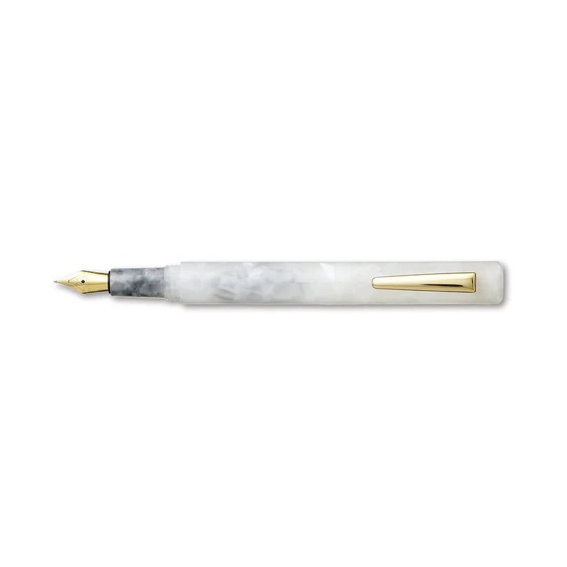 Marbled Fountain Pen (ATTACHÉ) White