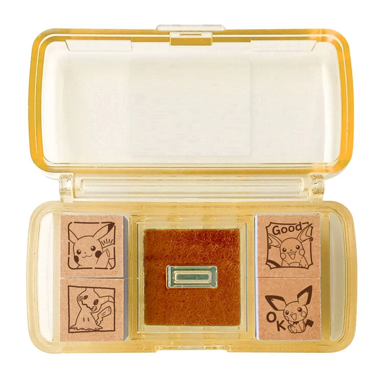 Pikachu, Pichu, Mimikyu Pokemon Mini Stamp