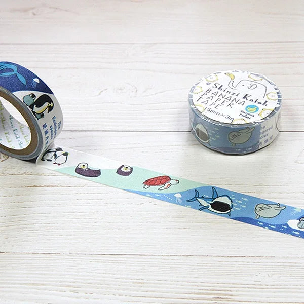 Endangered Ocean Species Banana Paper Tape