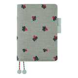 Hobonichi 2025 A5 Cover mina perhonen: light berry (Green)