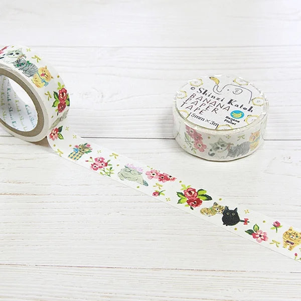 Kitty Cat Bloom Washi Tape