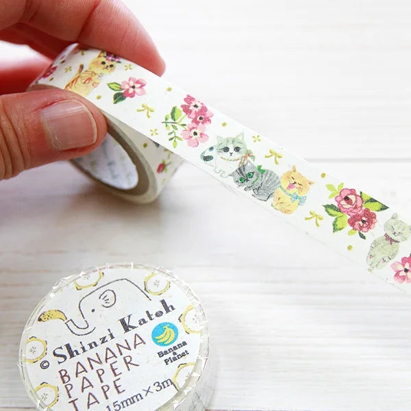 Kitty Cat Bloom Washi Tape