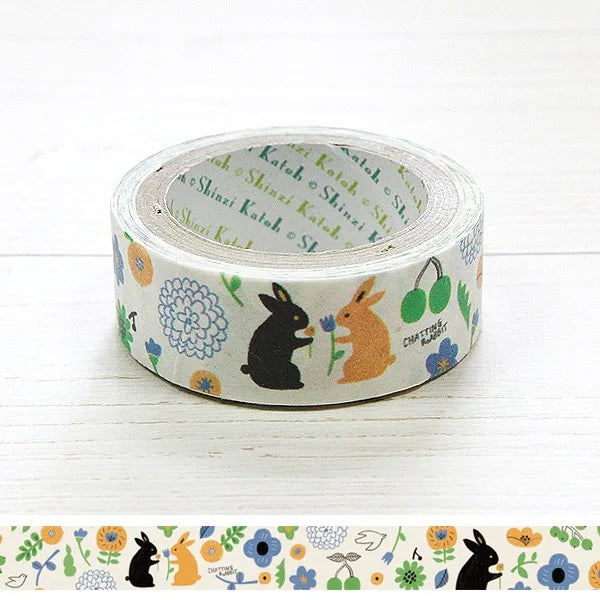 Chatting Rabbit Washi Tape