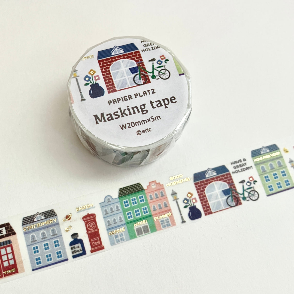 Eric Small Things Gold Foil Masking Tape Favorite Place