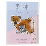 Mofusand Dog Friend Embroidery Iron-on Patch