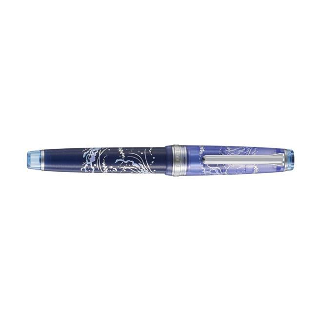 Sailor × Plus Professional Gear Slim ”Jellyfish” Fountain Pen & Ink Set (Limited Edition)