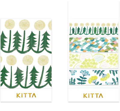 KITTA Washi Tape Flower 8