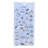 Fuzzy Penguin Friends Sticker Sheet