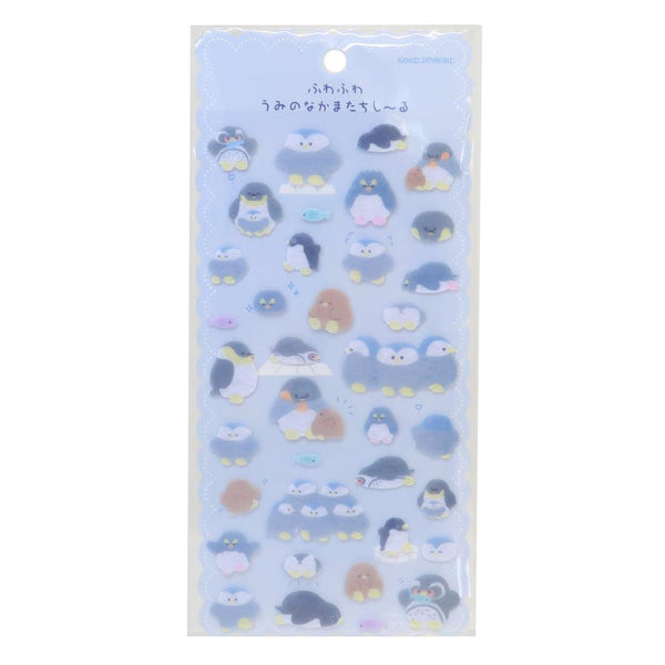 Fluffy Penguin Friends Sticker Sheet