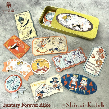 Fantasy Forever Alice Sticker Tin